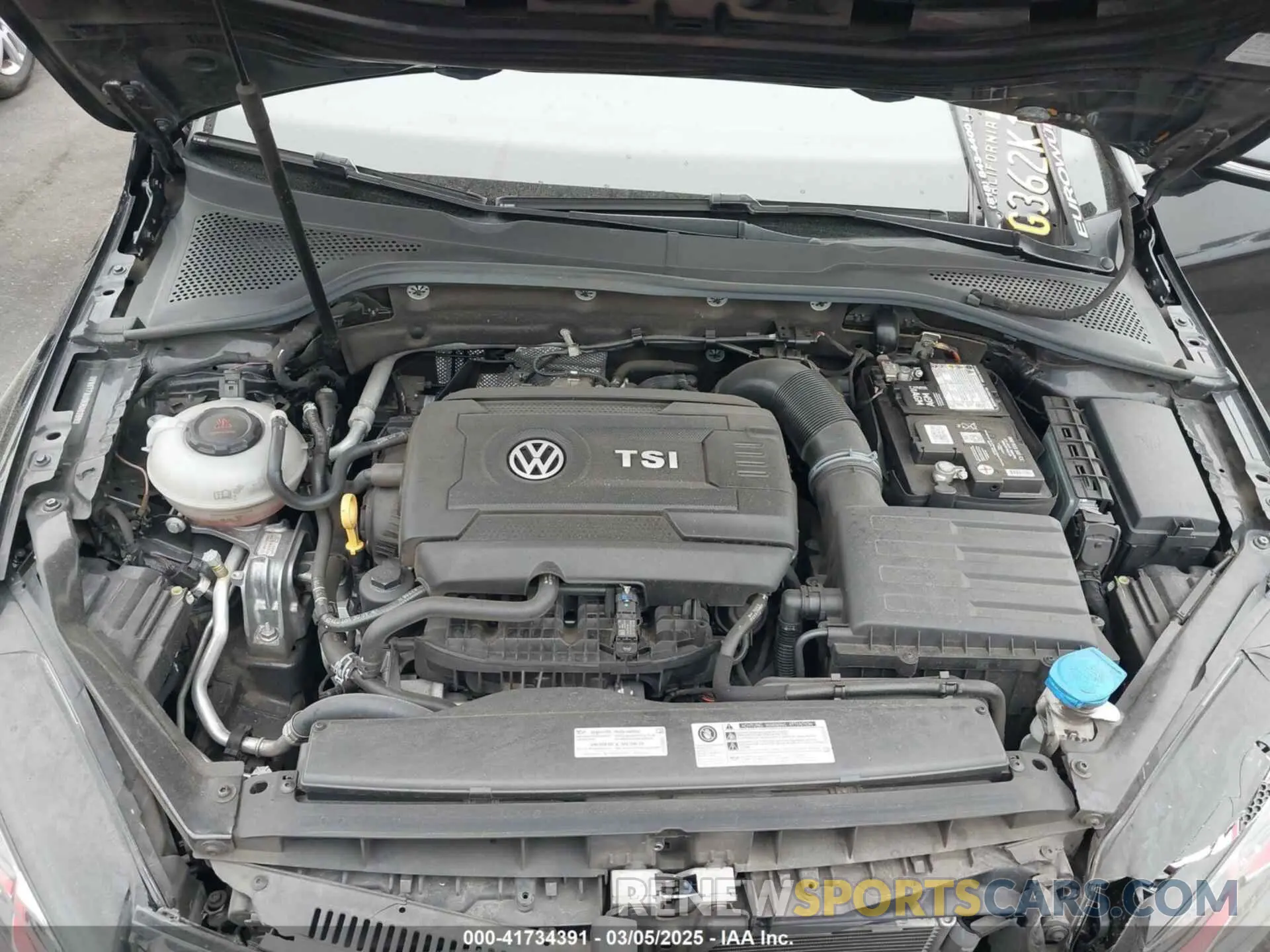 10 Photograph of a damaged car 3VW6T7AU9KM002693 VOLKSWAGEN GOLF GTI 2019