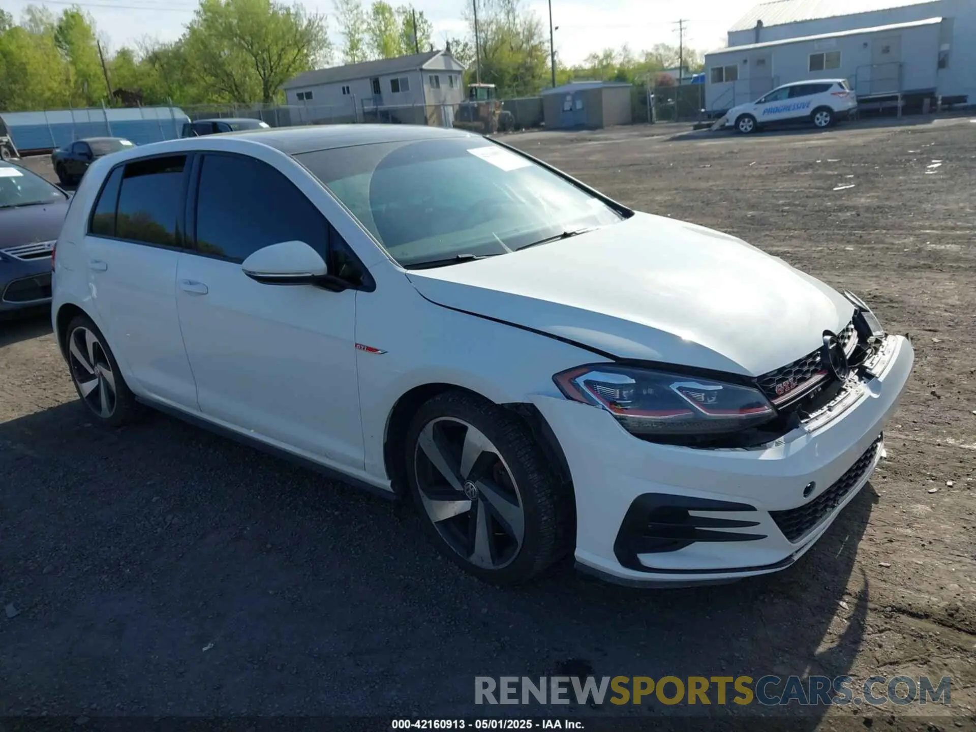 1 Photograph of a damaged car 3VW6T7AU9KM036164 VOLKSWAGEN GOLF GTI 2019
