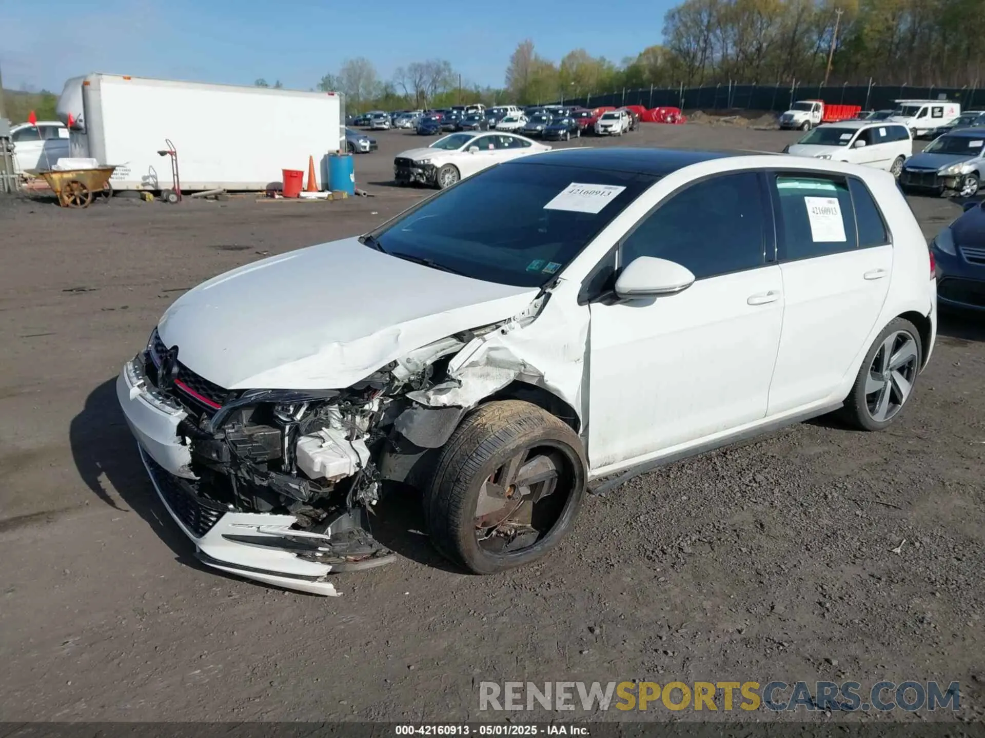 2 Photograph of a damaged car 3VW6T7AU9KM036164 VOLKSWAGEN GOLF GTI 2019
