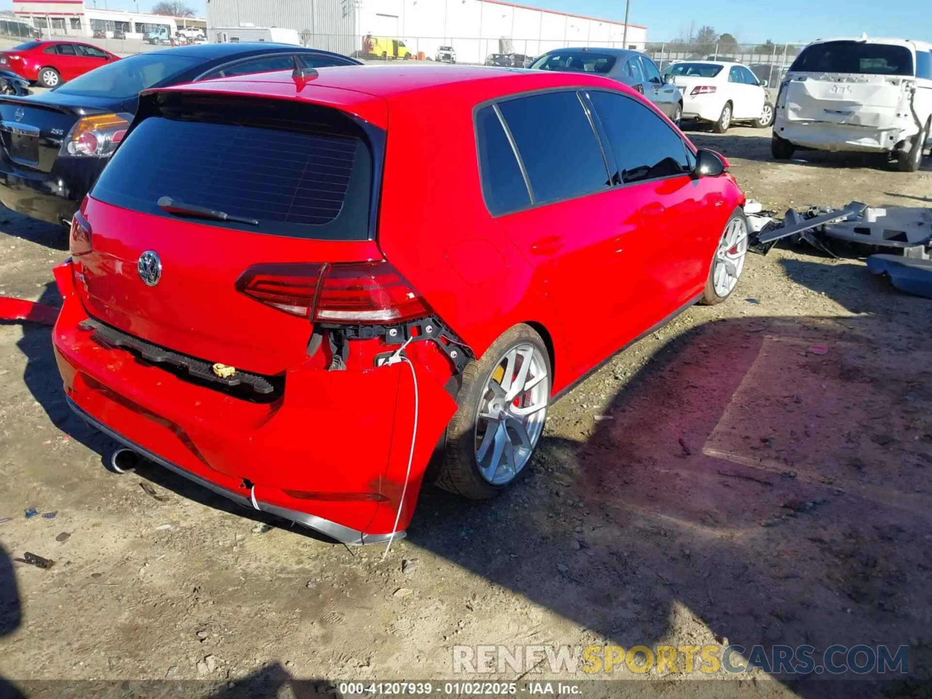 4 Photograph of a damaged car 3VW6T7AU1LM003208 VOLKSWAGEN GOLF GTI 2020