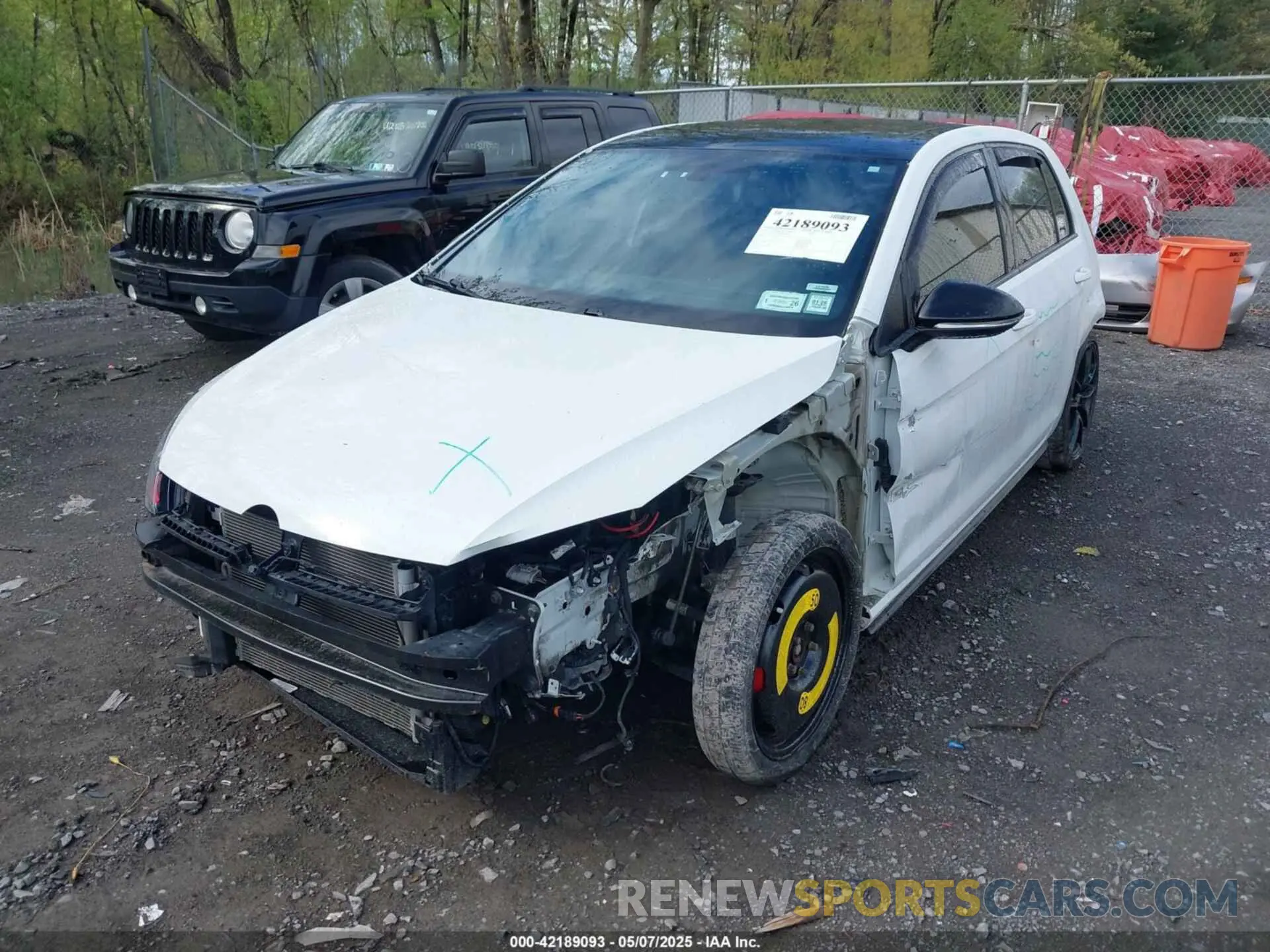 6 Photograph of a damaged car 3VW5T7AU2MM001366 VOLKSWAGEN GOLF GTI 2021