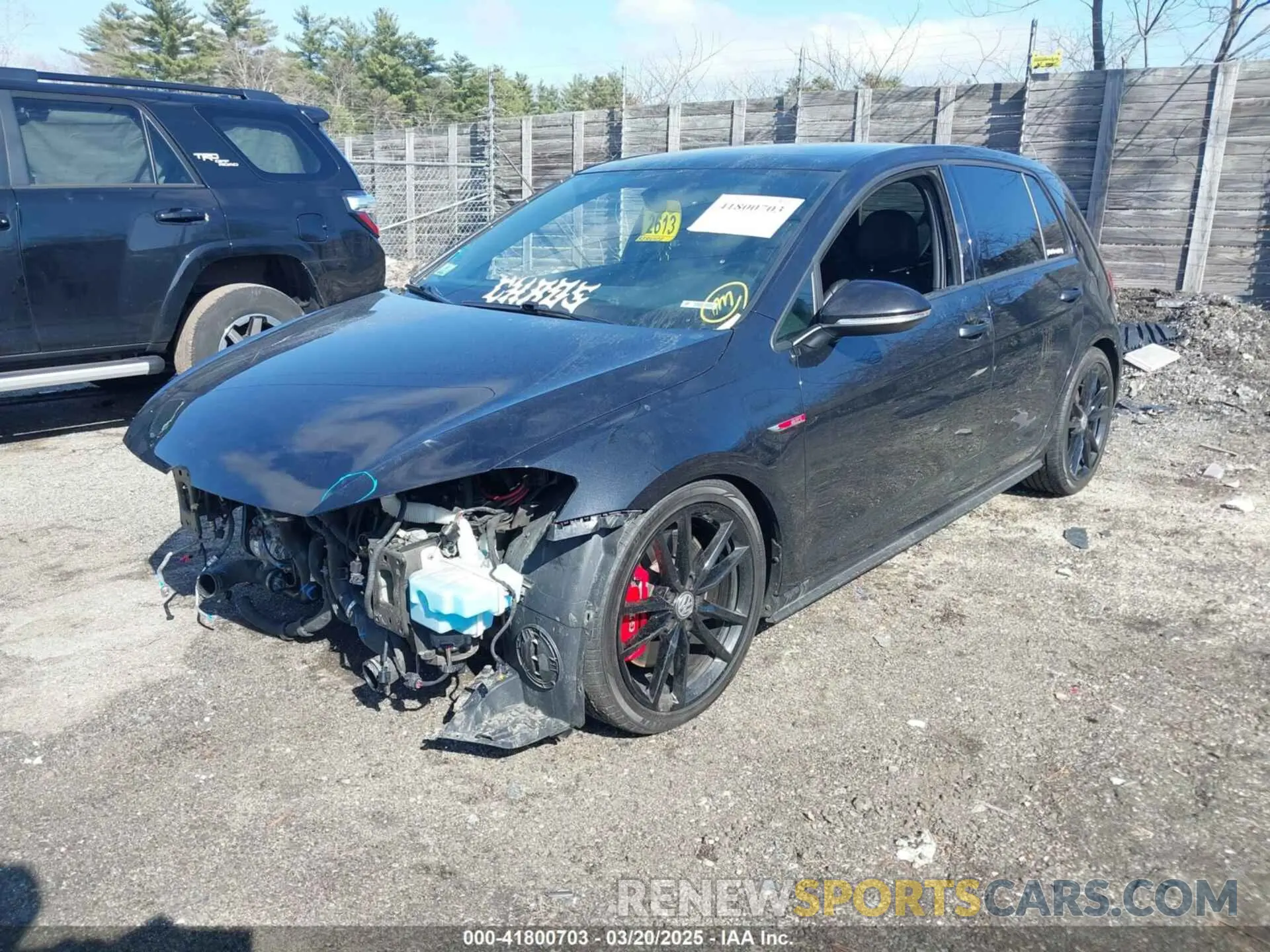2 Photograph of a damaged car 3VW6T7AU1MM008104 VOLKSWAGEN GOLF GTI 2021