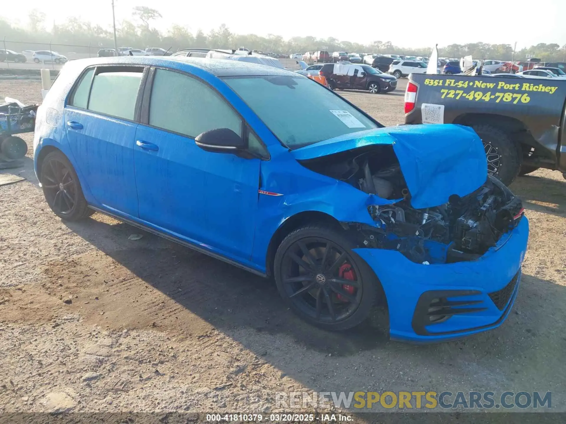 1 Photograph of a damaged car 3VW6T7AU6MM007269 VOLKSWAGEN GOLF GTI 2021
