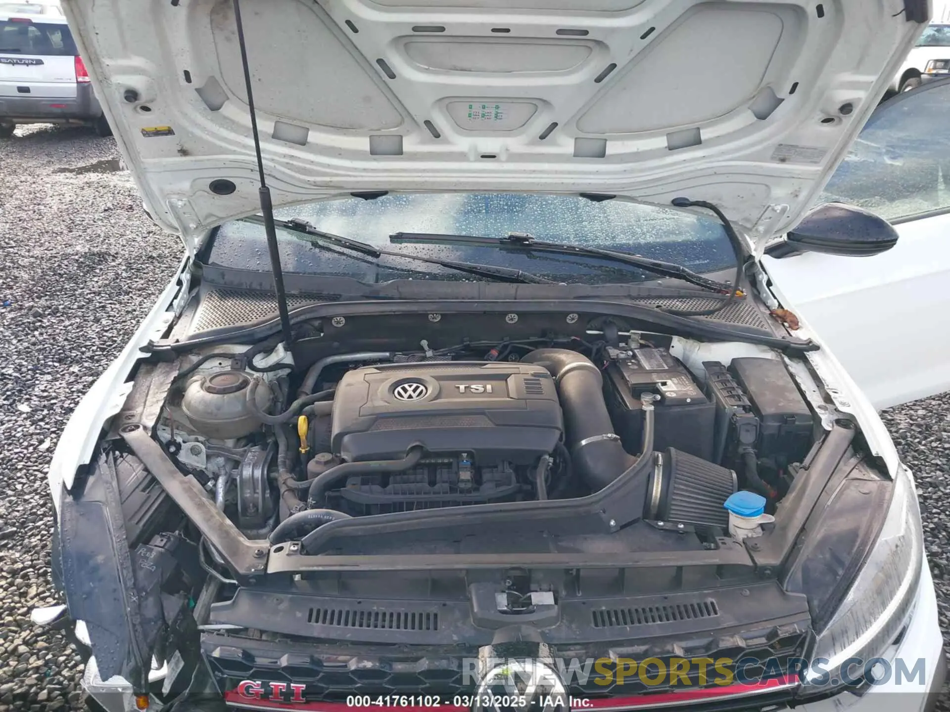 10 Photograph of a damaged car 3VW6T7AU6MM007580 VOLKSWAGEN GOLF GTI 2021