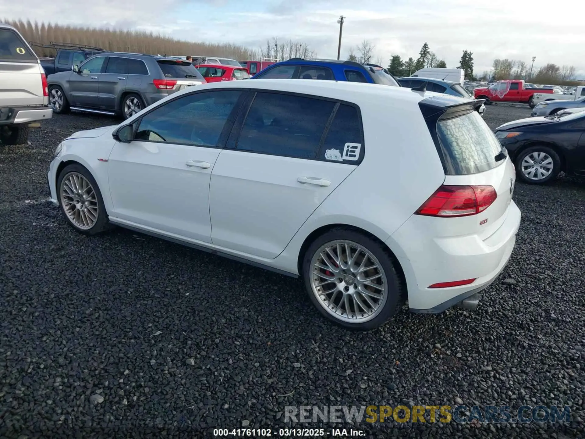 3 Photograph of a damaged car 3VW6T7AU6MM007580 VOLKSWAGEN GOLF GTI 2021