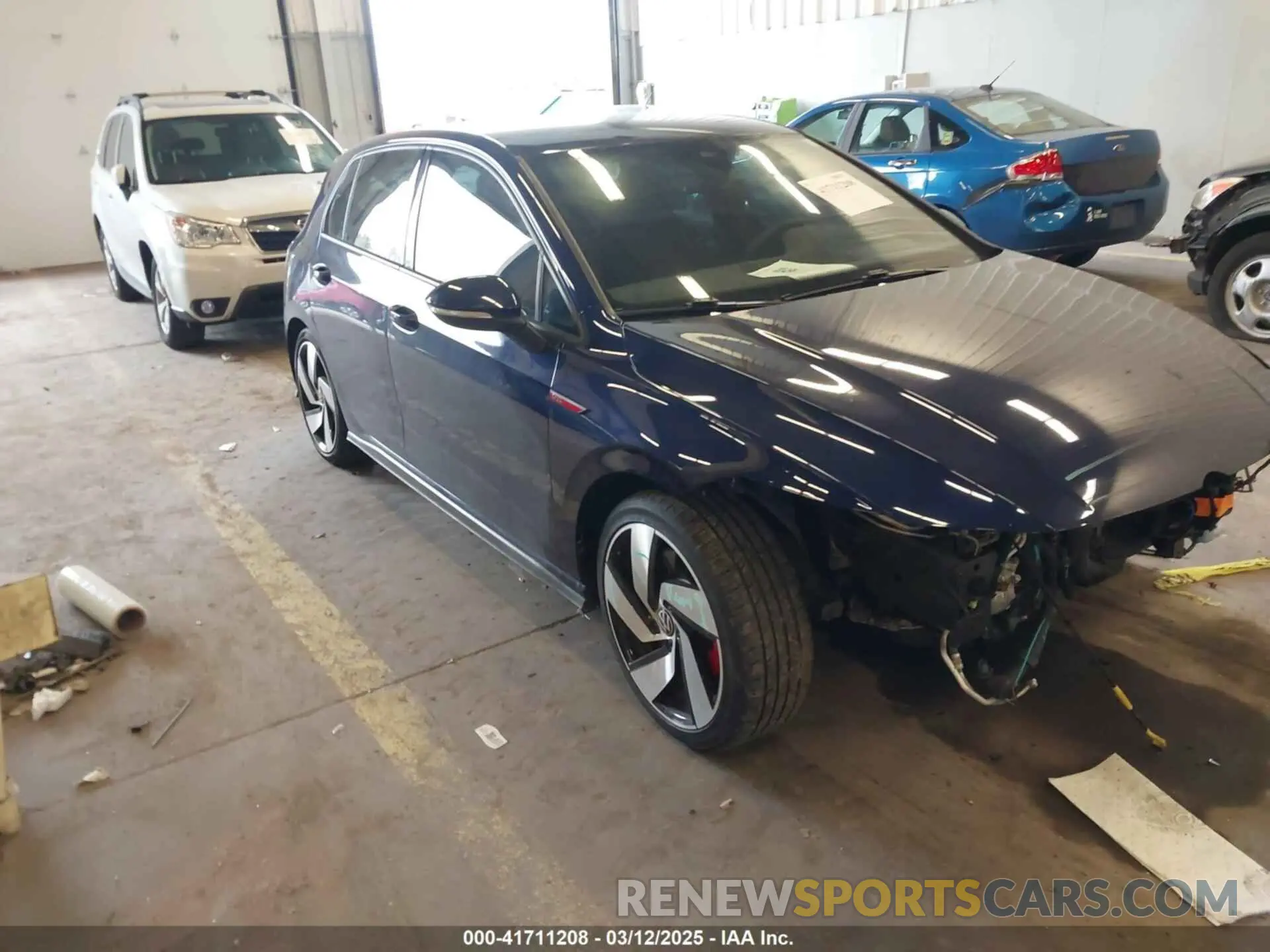 1 Photograph of a damaged car WVWG87CD5NW178683 VOLKSWAGEN GOLF GTI 2022