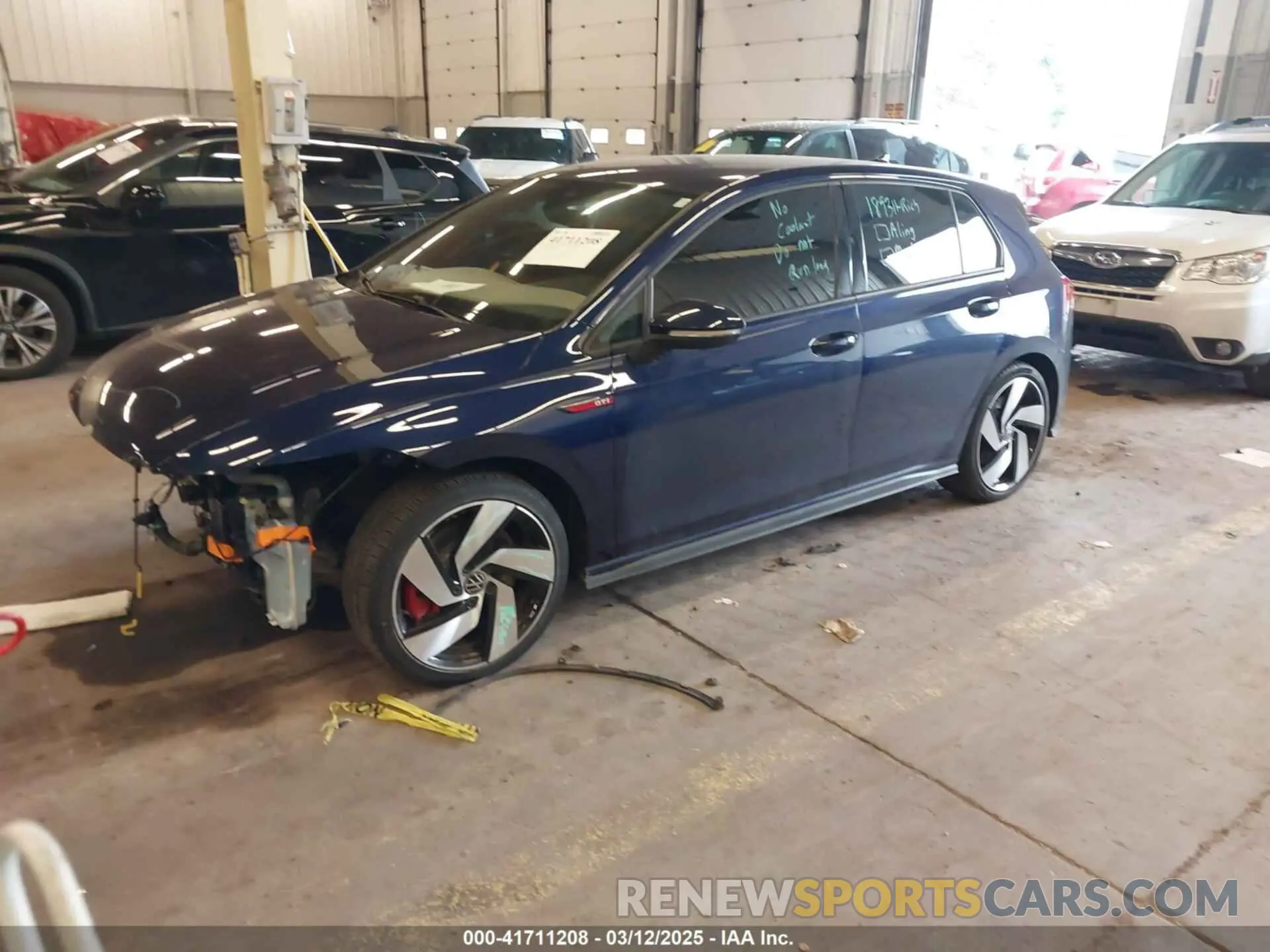 2 Photograph of a damaged car WVWG87CD5NW178683 VOLKSWAGEN GOLF GTI 2022