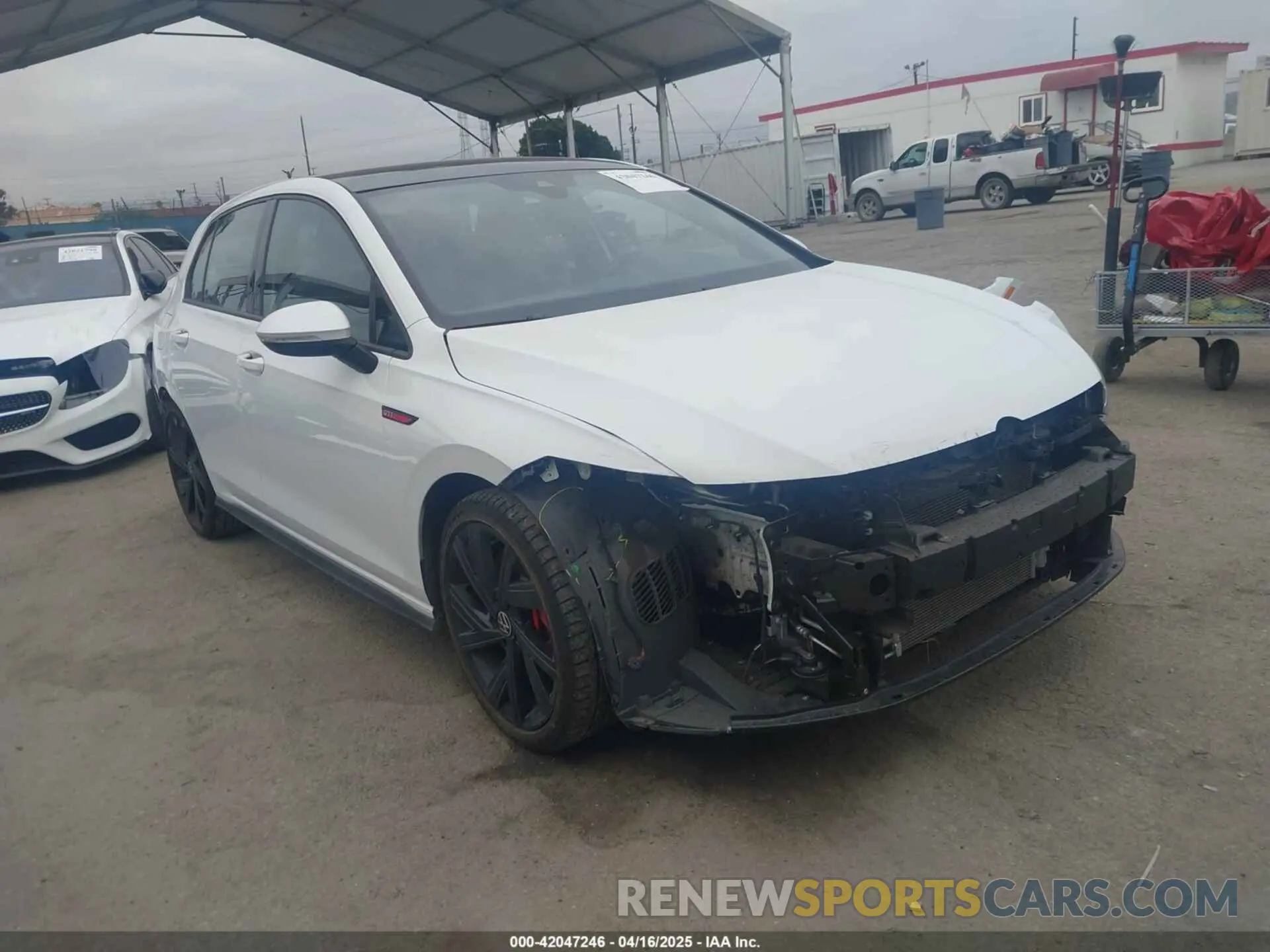 1 Photograph of a damaged car WVW3A7CD4PW147432 VOLKSWAGEN GOLF GTI 2023
