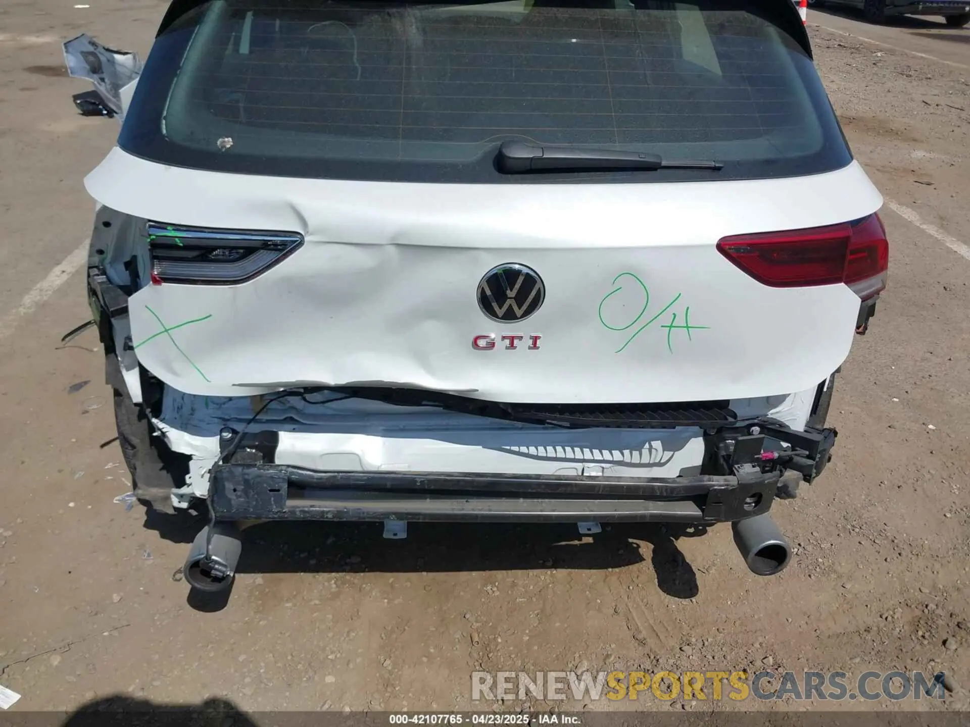 6 Photograph of a damaged car WVW6A7CD5PW120642 VOLKSWAGEN GOLF GTI 2023