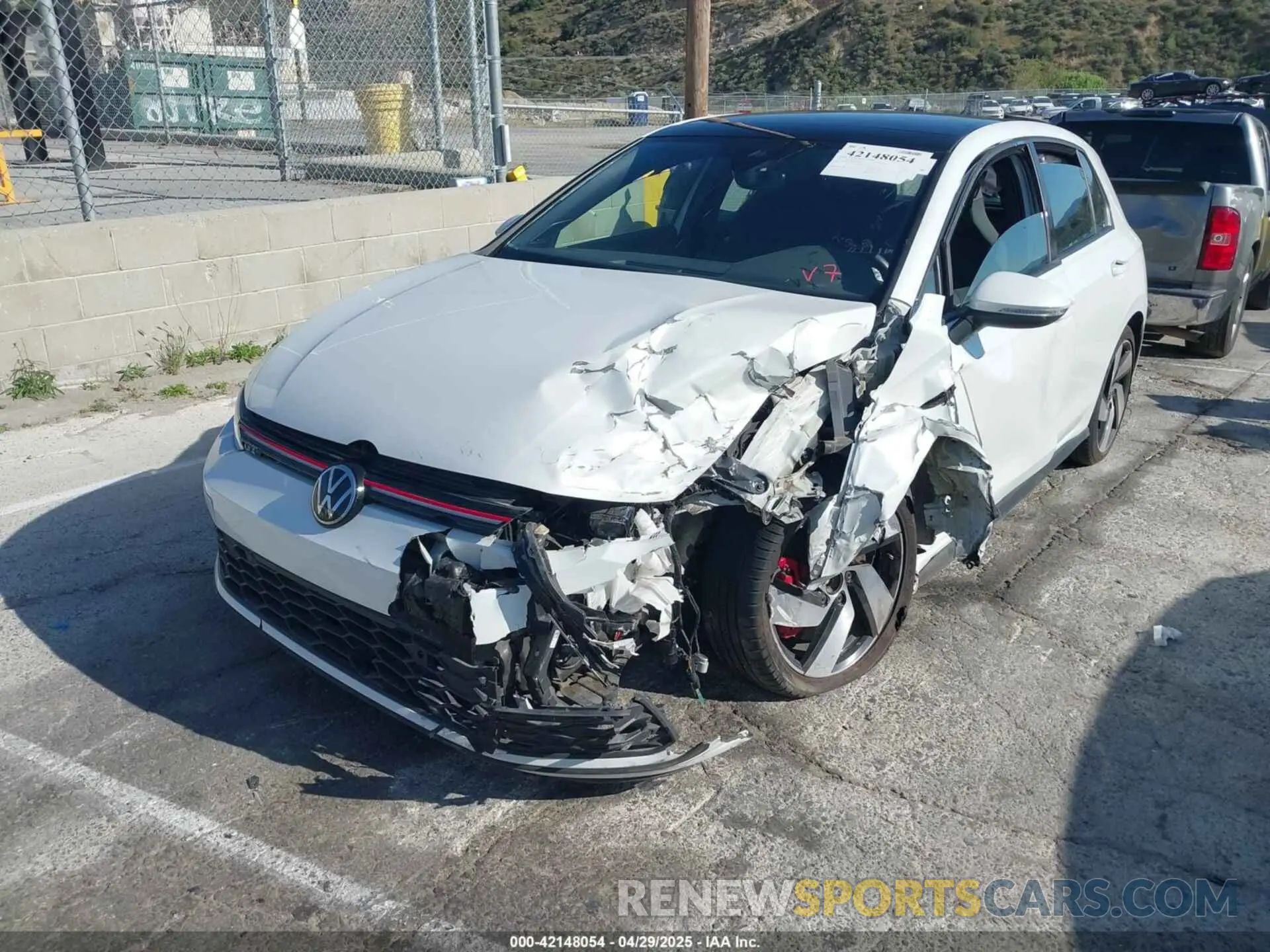 2 Photograph of a damaged car WVWRA7CD0PW212965 VOLKSWAGEN GOLF GTI 2023