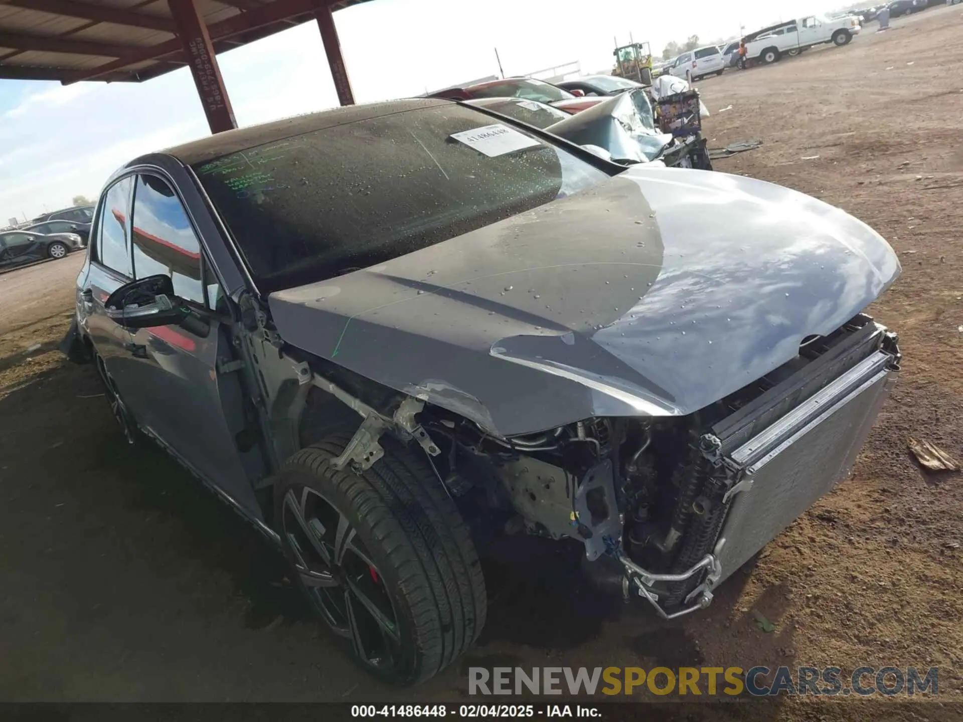 1 Photograph of a damaged car WVWRA7CD6RW145923 VOLKSWAGEN GOLF GTI 2024