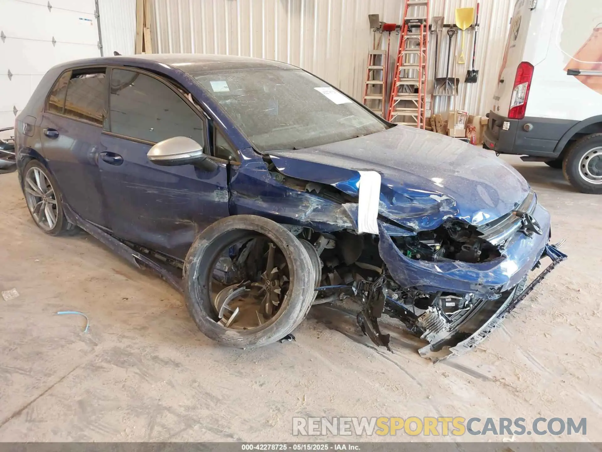 1 Photograph of a damaged car WVWEB7CD2RW225649 VOLKSWAGEN GOLF R 2024