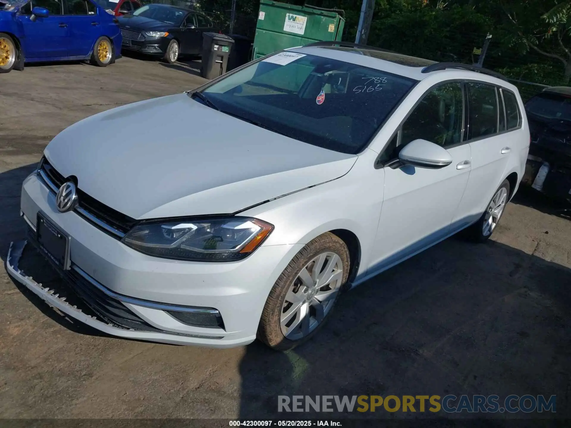 2 Photograph of a damaged car 3VWY57AU3KM515165 VOLKSWAGEN GOLF SPORTWAGEN 2019