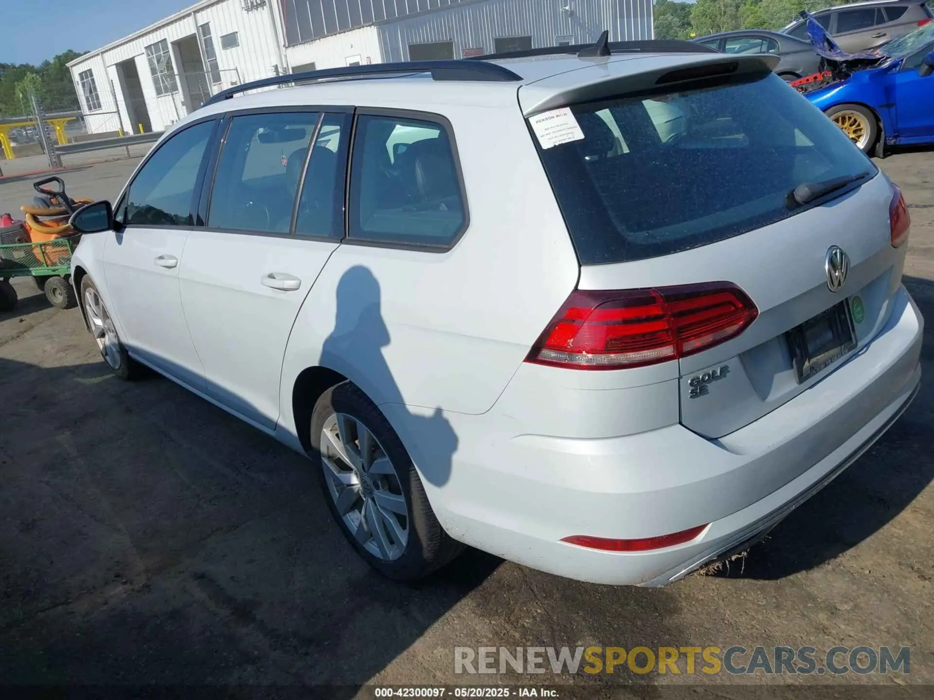 3 Photograph of a damaged car 3VWY57AU3KM515165 VOLKSWAGEN GOLF SPORTWAGEN 2019