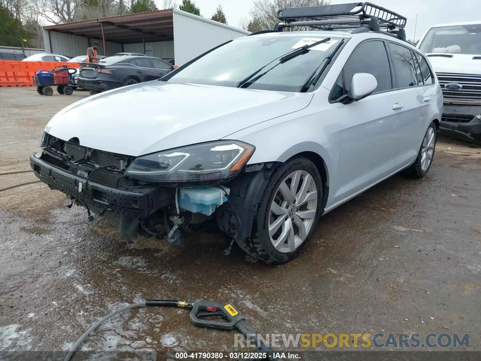 2 Photograph of a damaged car 3VWY57AU7KM502547 VOLKSWAGEN GOLF SPORTWAGEN 2019