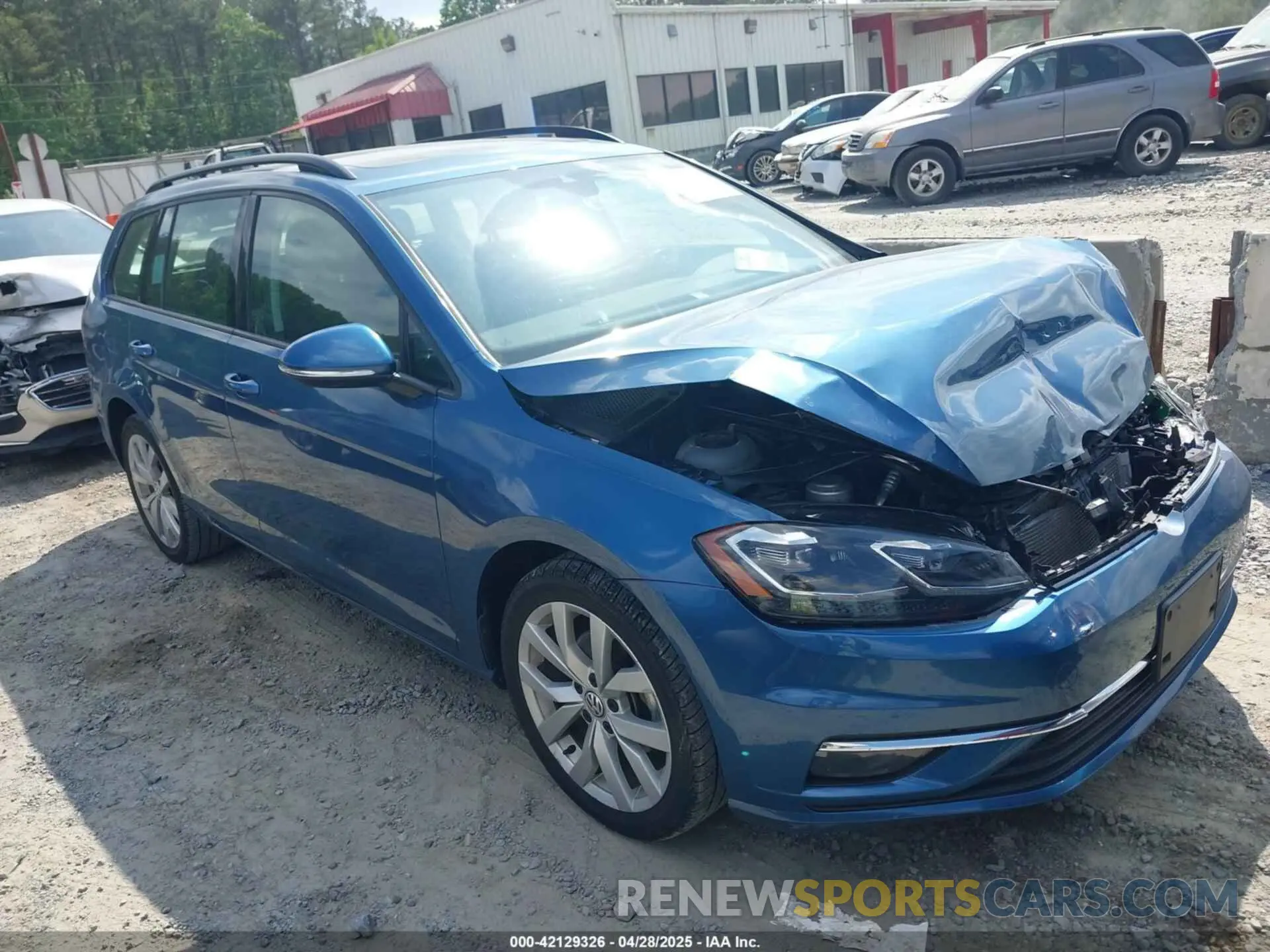1 Photograph of a damaged car 3VWY57AU9KM510861 VOLKSWAGEN GOLF SPORTWAGEN 2019
