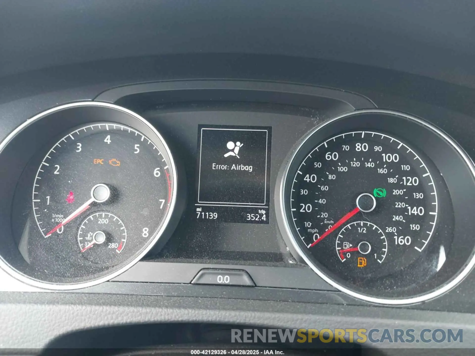 7 Photograph of a damaged car 3VWY57AU9KM510861 VOLKSWAGEN GOLF SPORTWAGEN 2019