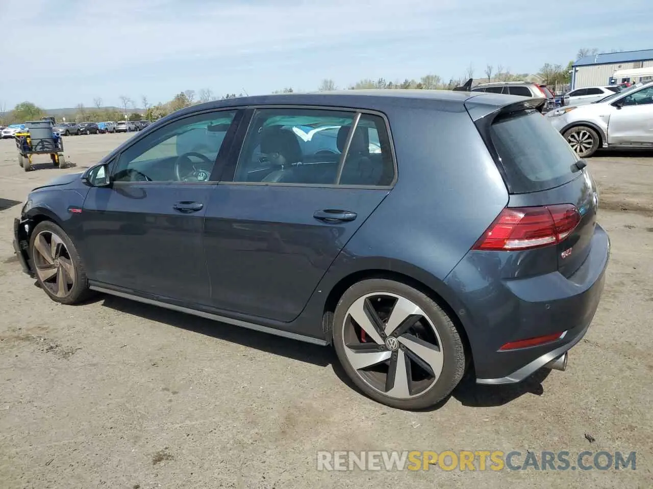 2 Photograph of a damaged car 3VW5T7AU4KM009725 VOLKSWAGEN GTI 2019