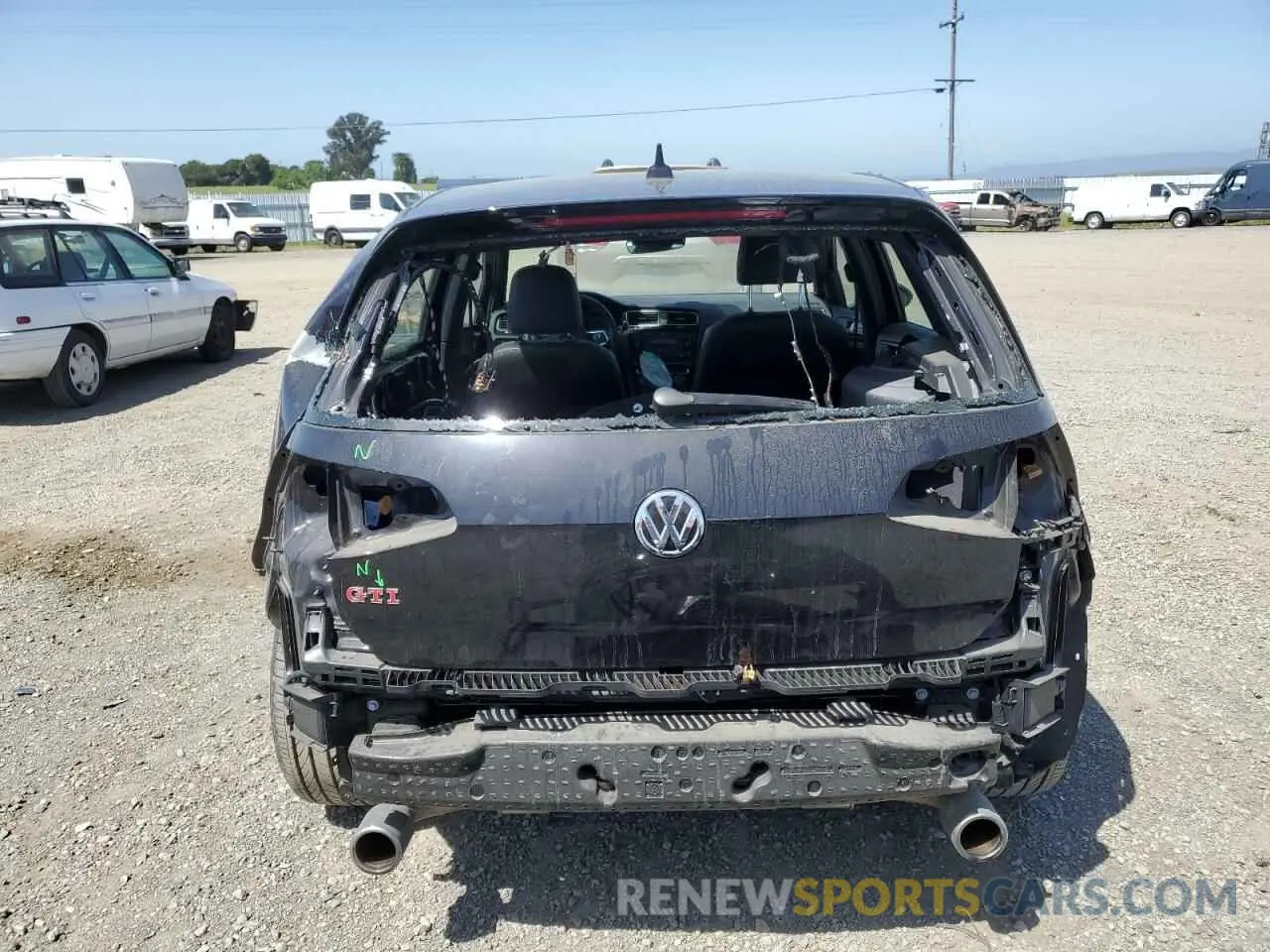 6 Photograph of a damaged car 3VW5T7AU7KM029516 VOLKSWAGEN GTI 2019