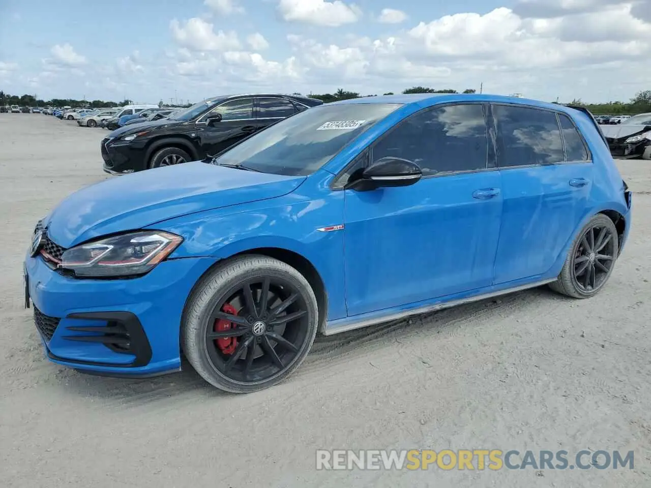 1 Photograph of a damaged car 3VW5T7AU8KM015673 VOLKSWAGEN GTI 2019