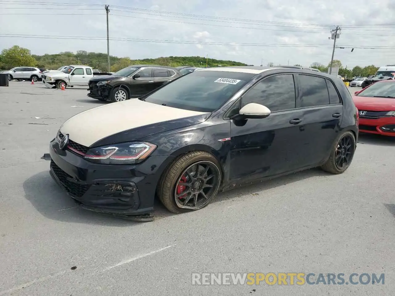 1 Photograph of a damaged car 3VW5T7AU9KM019831 VOLKSWAGEN GTI 2019