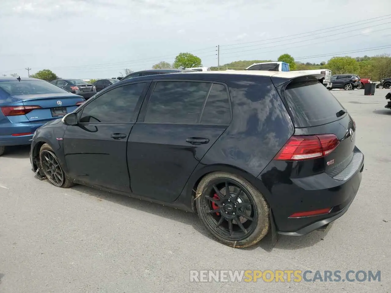 2 Photograph of a damaged car 3VW5T7AU9KM019831 VOLKSWAGEN GTI 2019