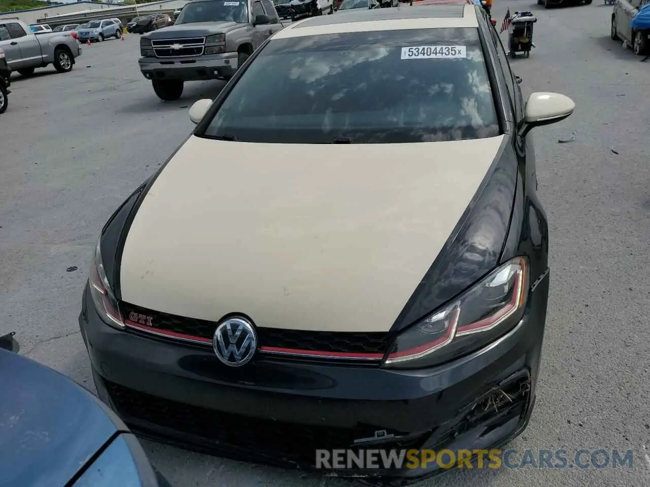 5 Photograph of a damaged car 3VW5T7AU9KM019831 VOLKSWAGEN GTI 2019