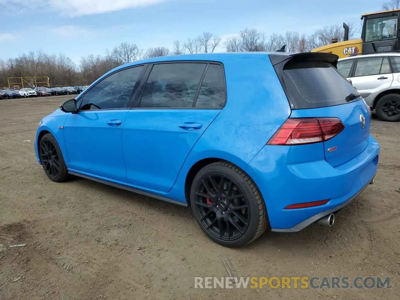 2 Photograph of a damaged car 3VW6T7AU0KM008009 VOLKSWAGEN GTI 2019