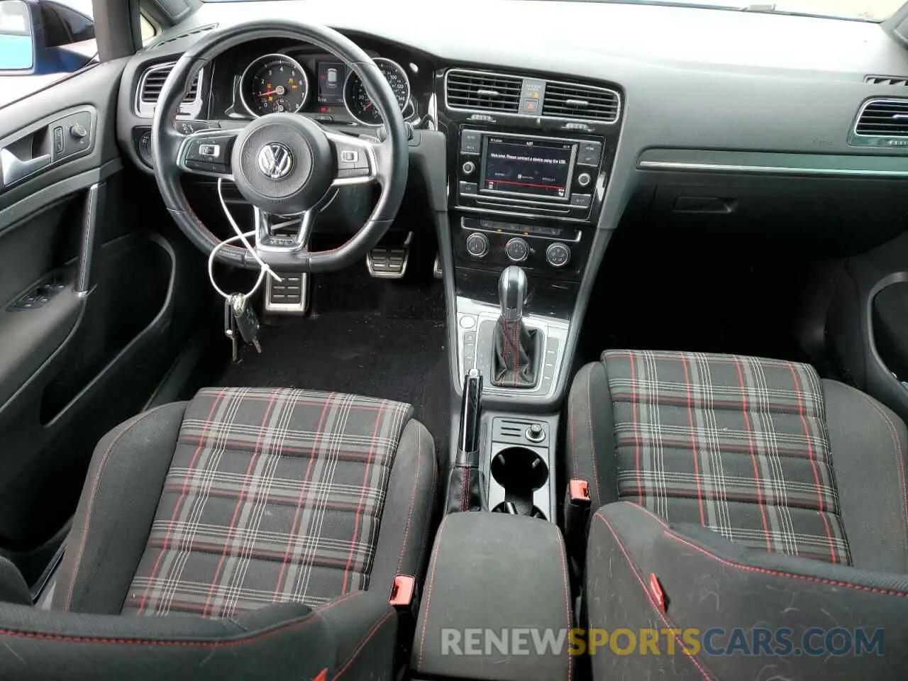 8 Photograph of a damaged car 3VW6T7AU0KM008009 VOLKSWAGEN GTI 2019