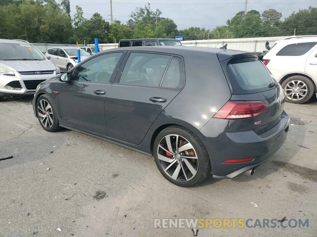 2 Photograph of a damaged car 3VW6T7AU1KM008892 VOLKSWAGEN GTI 2019