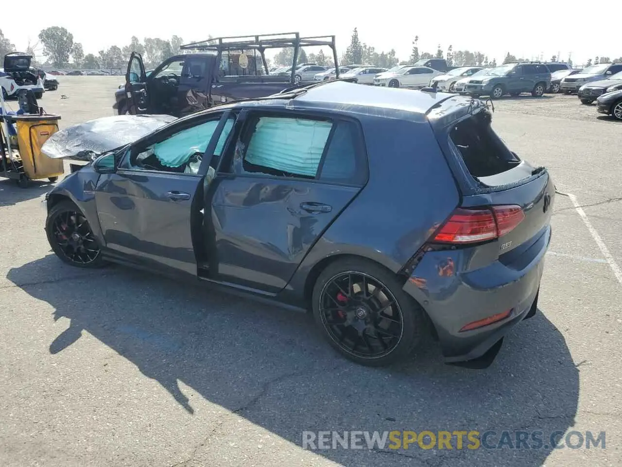 2 Photograph of a damaged car 3VW6T7AU1KM014286 VOLKSWAGEN GTI 2019