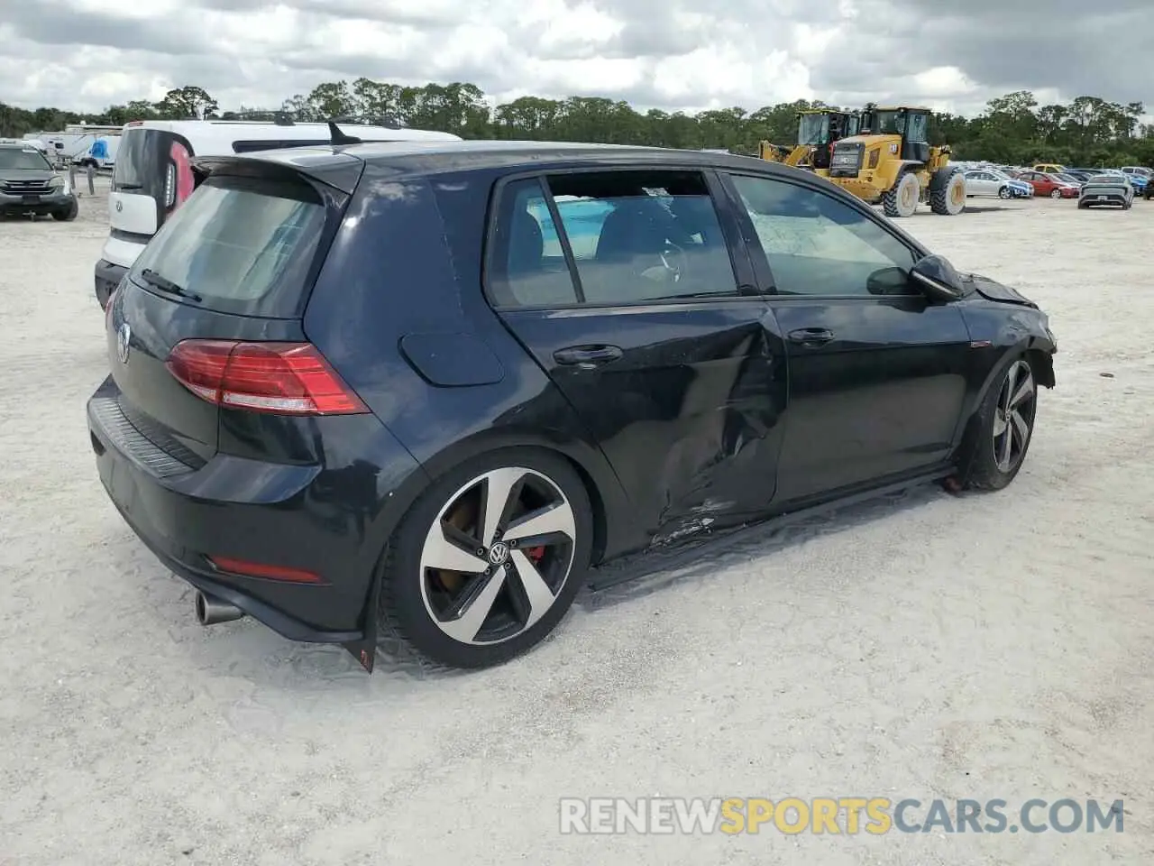3 Photograph of a damaged car 3VW6T7AU3KM002222 VOLKSWAGEN GTI 2019
