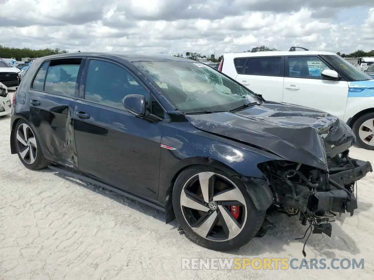 4 Photograph of a damaged car 3VW6T7AU3KM002222 VOLKSWAGEN GTI 2019