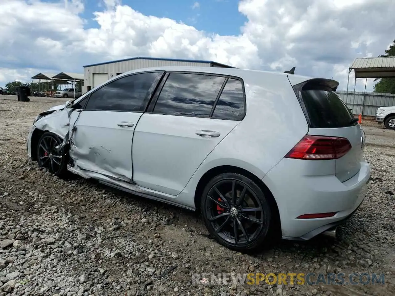 2 Photograph of a damaged car 3VW6T7AU4KM014234 VOLKSWAGEN GTI 2019