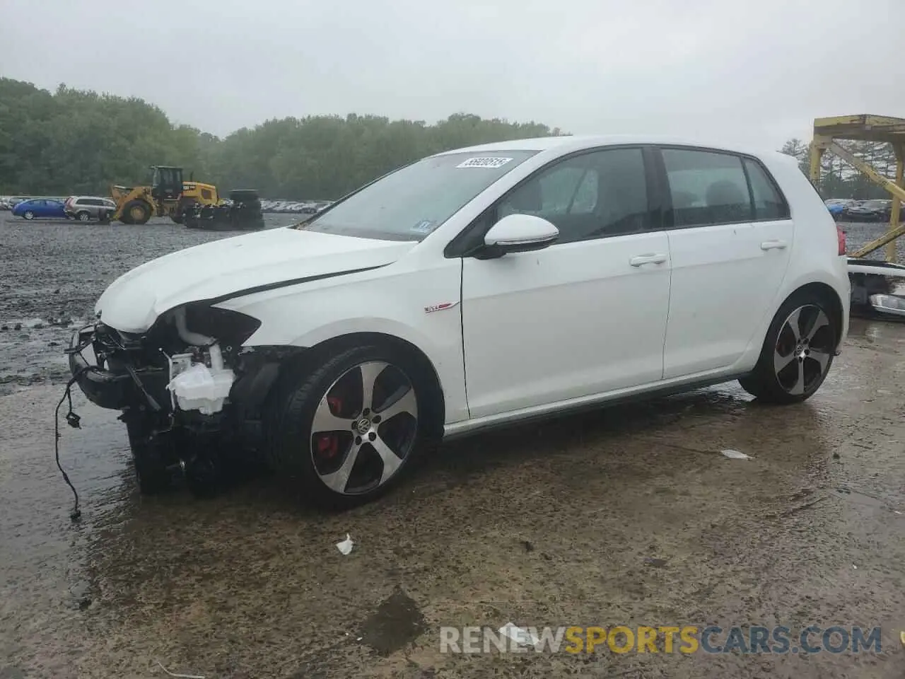 1 Photograph of a damaged car 3VW6T7AU6KM026482 VOLKSWAGEN GTI 2019