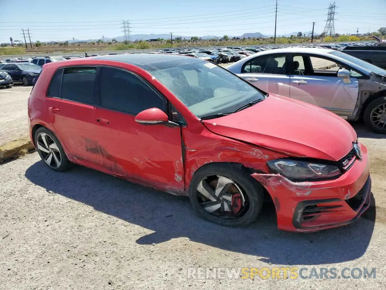4 Photograph of a damaged car 3VW6T7AU8KM002247 VOLKSWAGEN GTI 2019