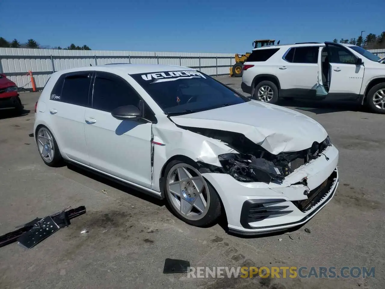 4 Photograph of a damaged car 3VW6T7AUXKM030969 VOLKSWAGEN GTI 2019