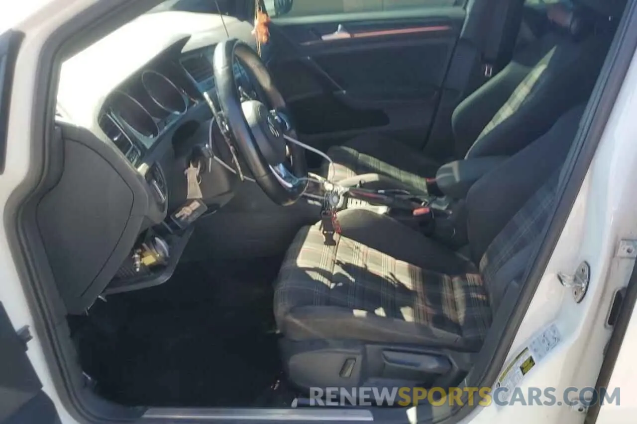7 Photograph of a damaged car 3VW6T7AUXKM030969 VOLKSWAGEN GTI 2019