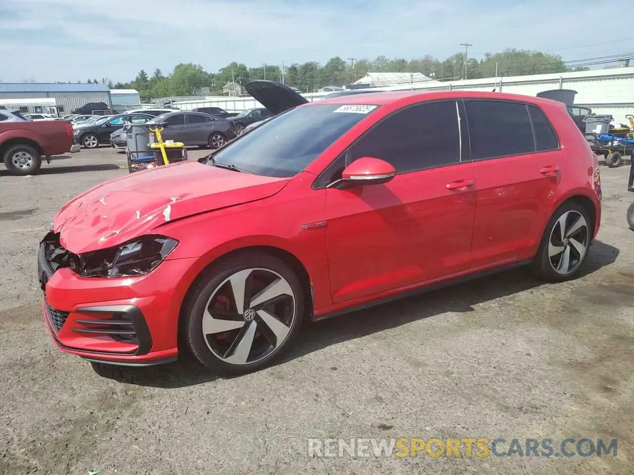 1 Photograph of a damaged car 3VW5T7AU1LM006735 VOLKSWAGEN GTI 2020