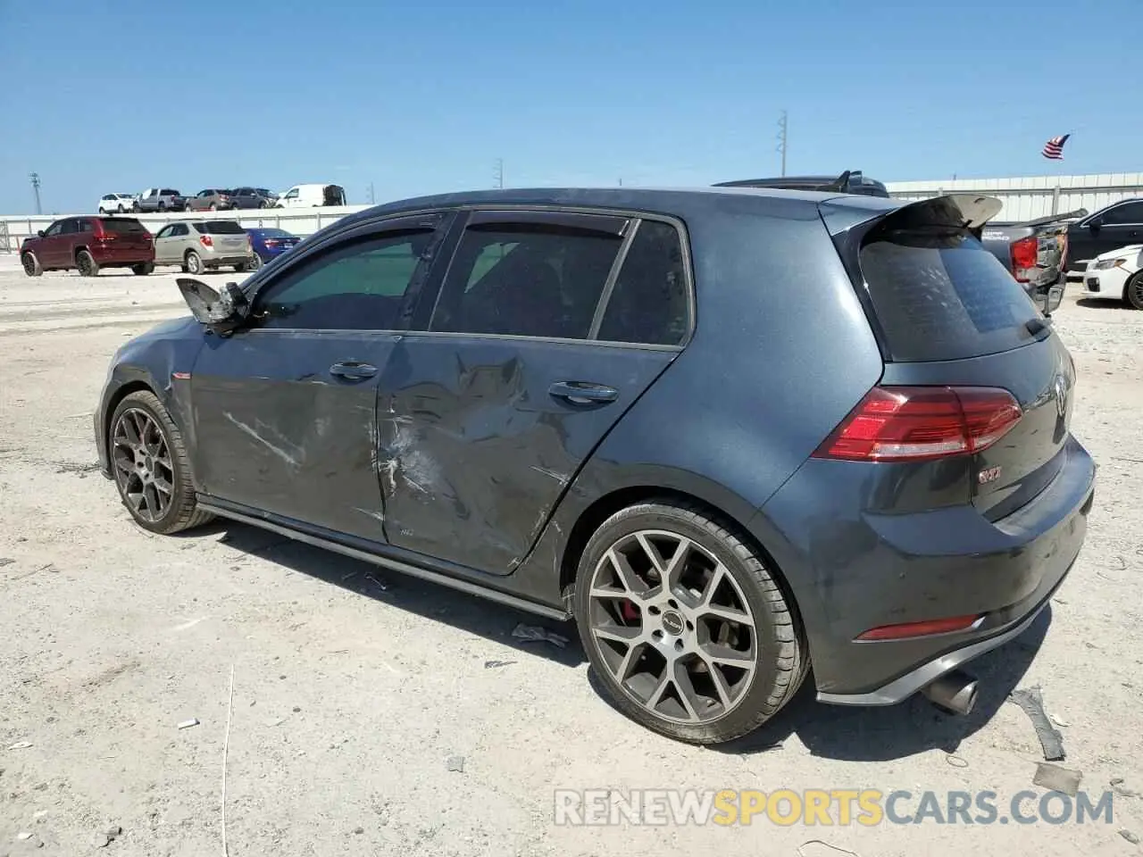 2 Photograph of a damaged car 3VW5T7AU3LM015176 VOLKSWAGEN GTI 2020
