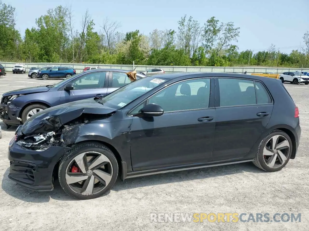 1 Photograph of a damaged car 3VW5T7AU5LM001750 VOLKSWAGEN GTI 2020
