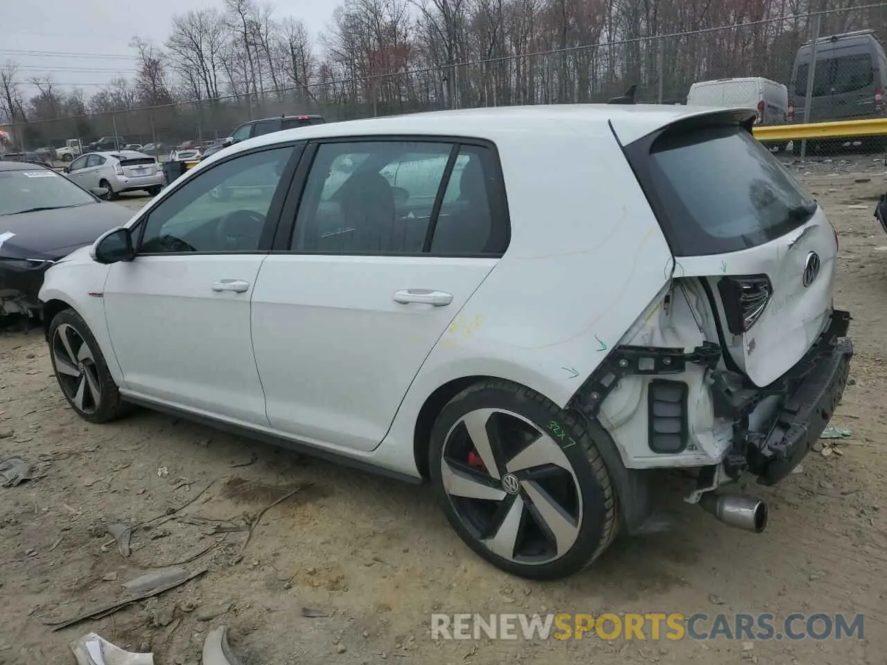 2 Photograph of a damaged car 3VW5T7AU9LM012685 VOLKSWAGEN GTI 2020