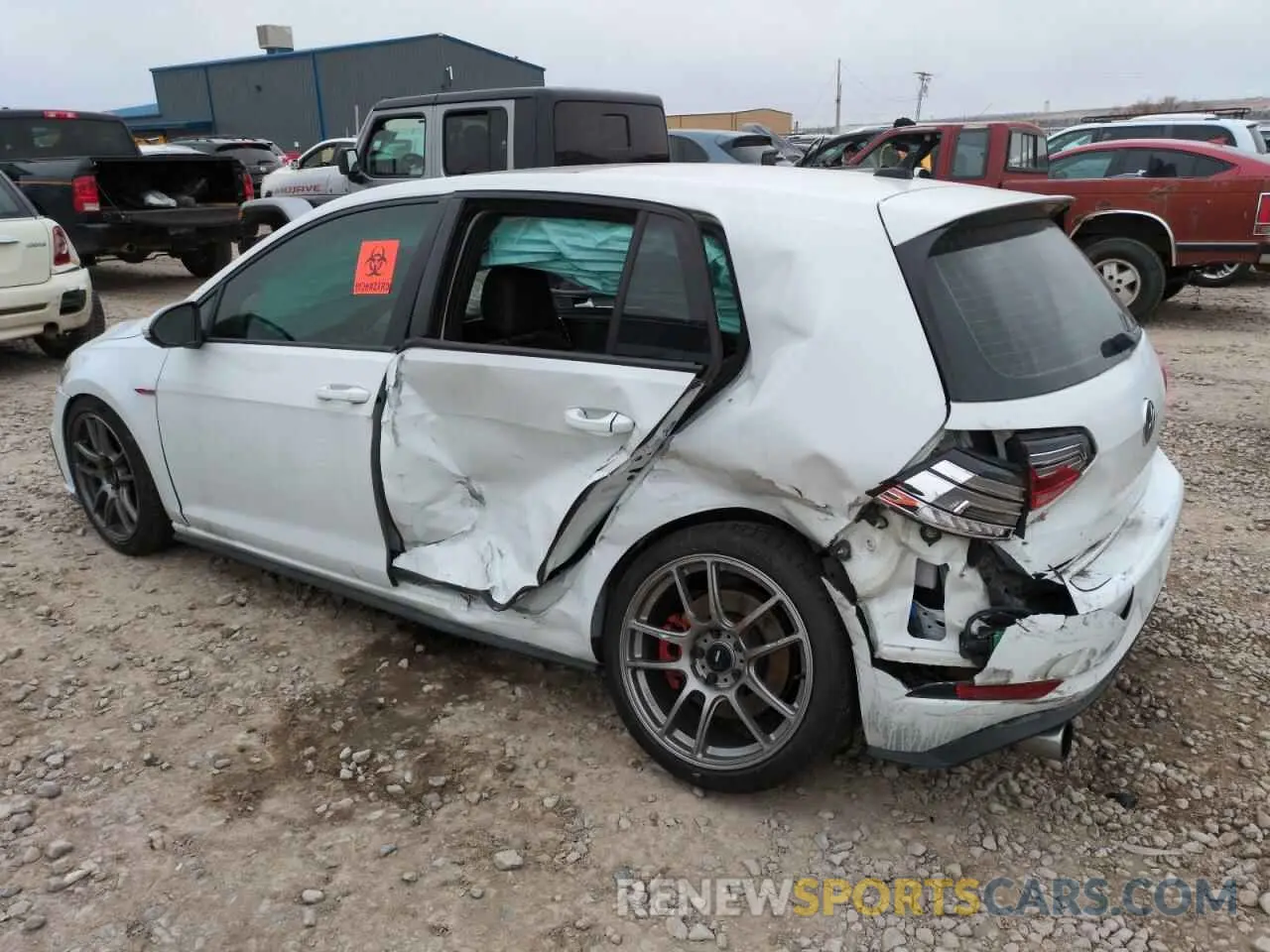 2 Photograph of a damaged car 3VW6T7AU0LM004978 VOLKSWAGEN GTI 2020