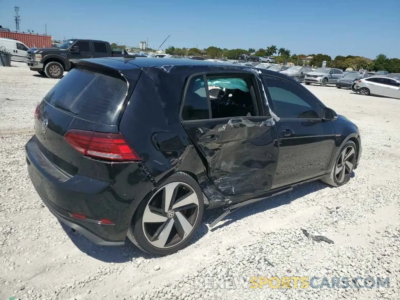 3 Photograph of a damaged car 3VW6T7AUXLM012411 VOLKSWAGEN GTI 2020