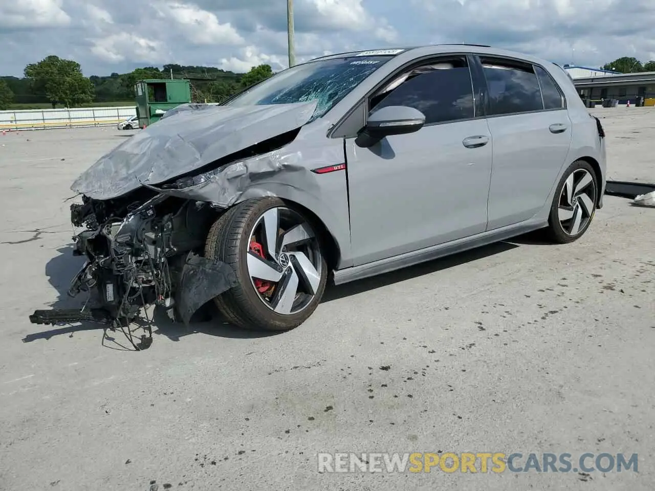 1 Photograph of a damaged car WVW2A7CD9PW186951 VOLKSWAGEN GTI SE 2023