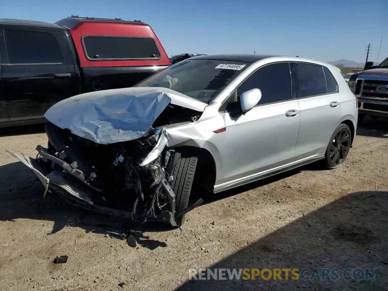 1 Photograph of a damaged car WVW3A7CDXPW213885 VOLKSWAGEN GTI SE 2023