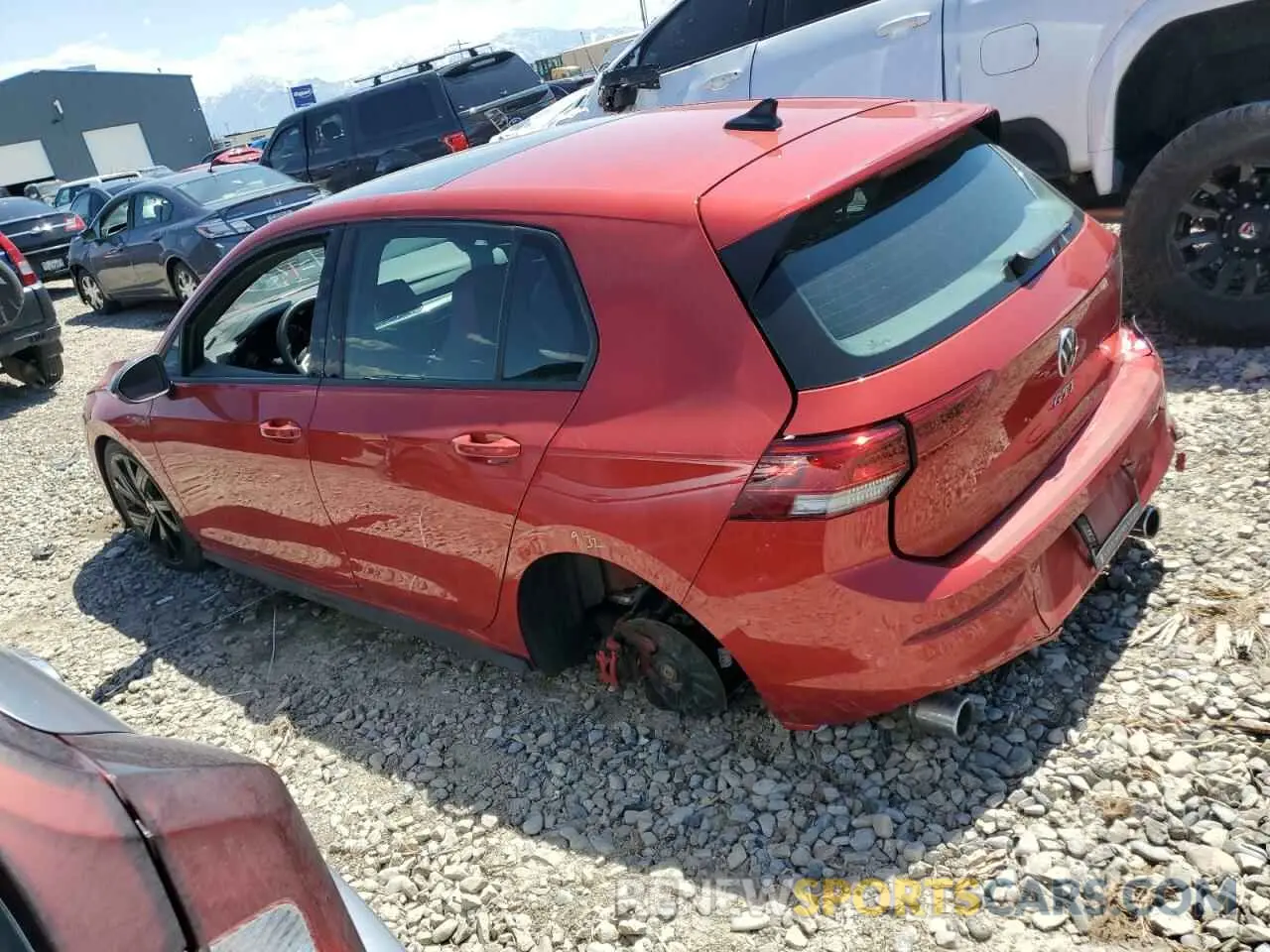2 Photograph of a damaged car WVWSA7CD4PW139410 VOLKSWAGEN GTI SE 2023