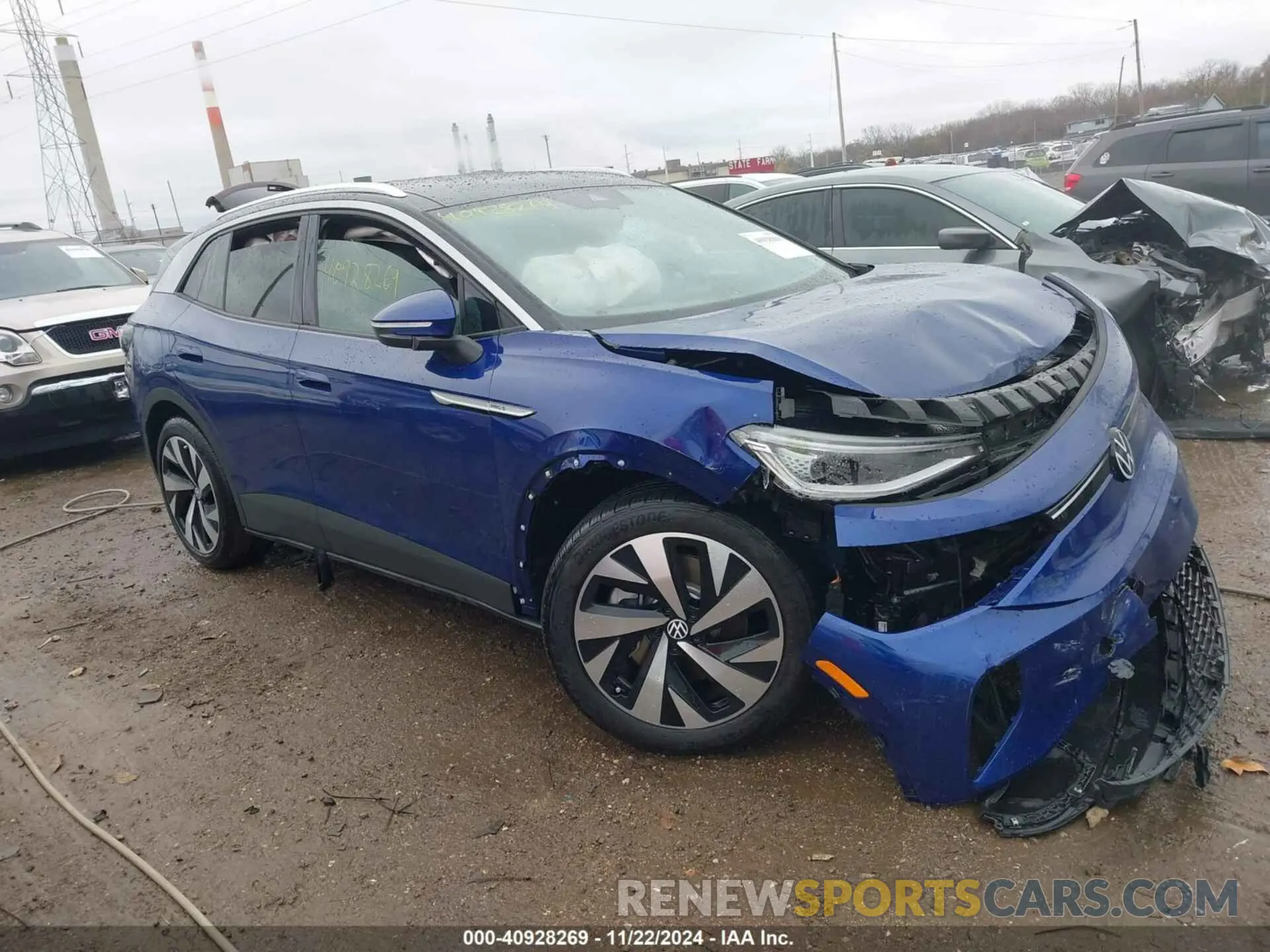 1 Photograph of a damaged car WVGKMPE26NP074727 VOLKSWAGEN ID.4 2022