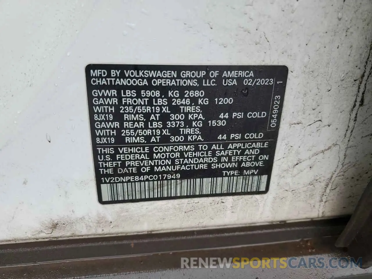 13 Photograph of a damaged car 1V2DNPE84PC017949 VOLKSWAGEN ID.4 PRO 2023