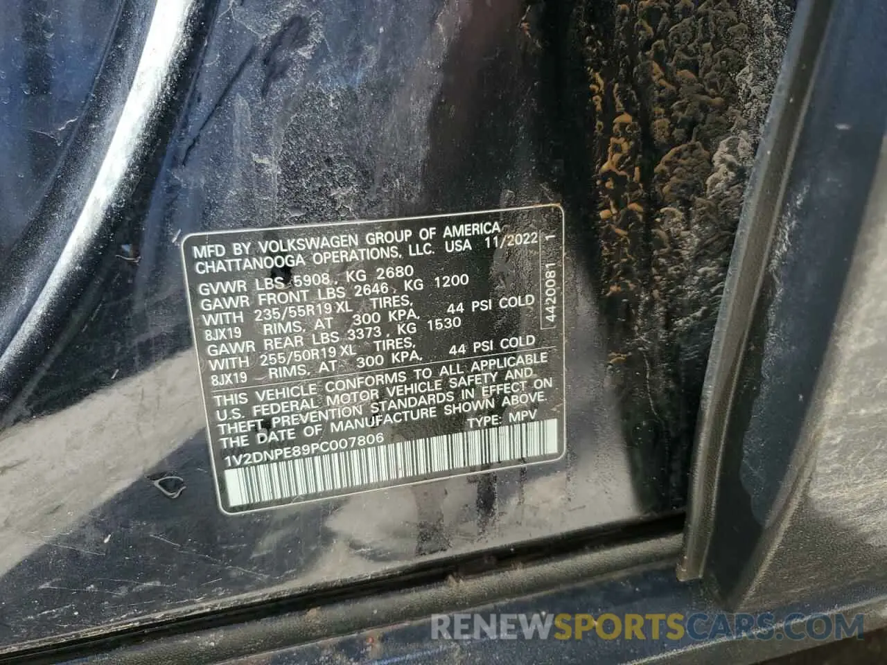 14 Photograph of a damaged car 1V2DNPE89PC007806 VOLKSWAGEN ID.4 PRO 2023